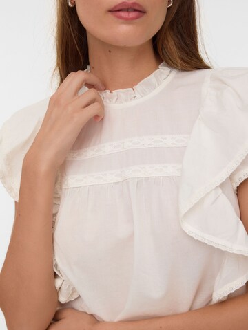 Camicia da donna 'VMElix' di VERO MODA in bianco