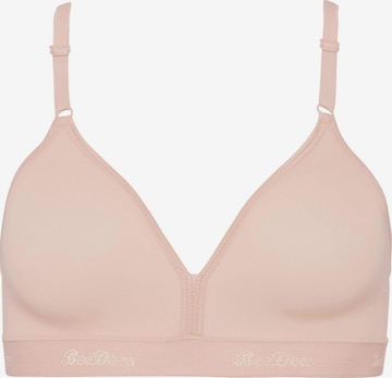 BeeDees BH 'Soft-BH Microfun N ohne Bügel' in Beige: Vorderseite