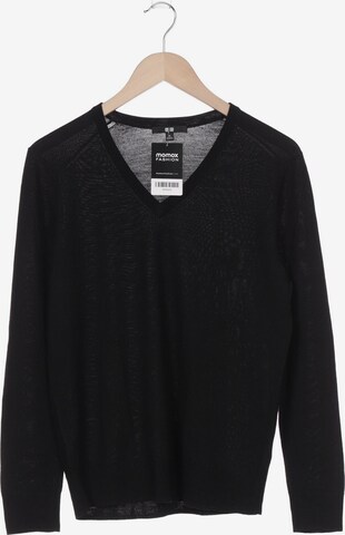 UNIQLO Sweater & Cardigan in XL in Black: front