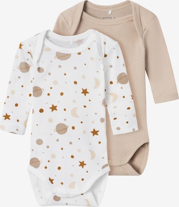 Tutina / body per bambino di NAME IT in marrone: frontale