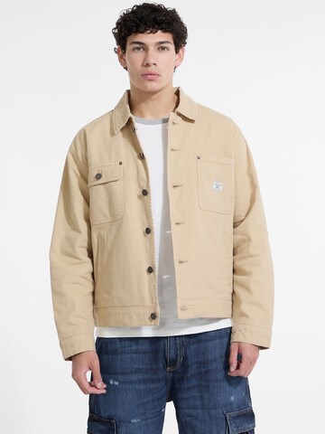 GUESS Between-Season Jacket in Beige: front