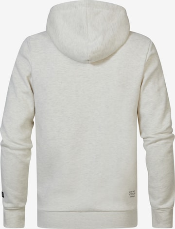 Petrol Industries Zip-Up Hoodie in White