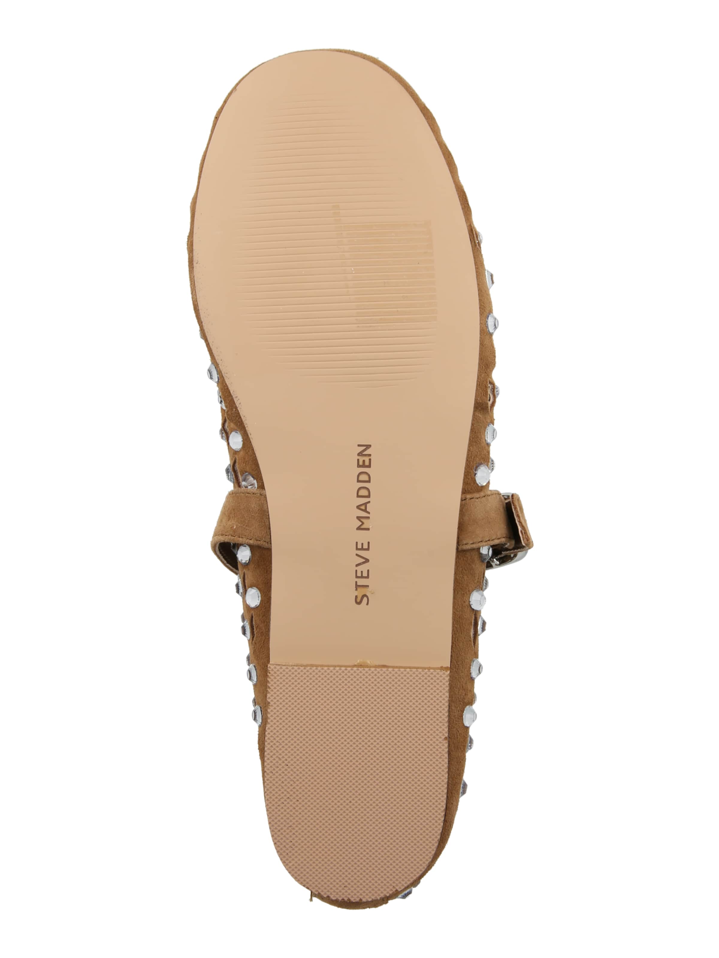 STEVE MADDEN Ballerina met riempjes 'Rerun' in Bruin