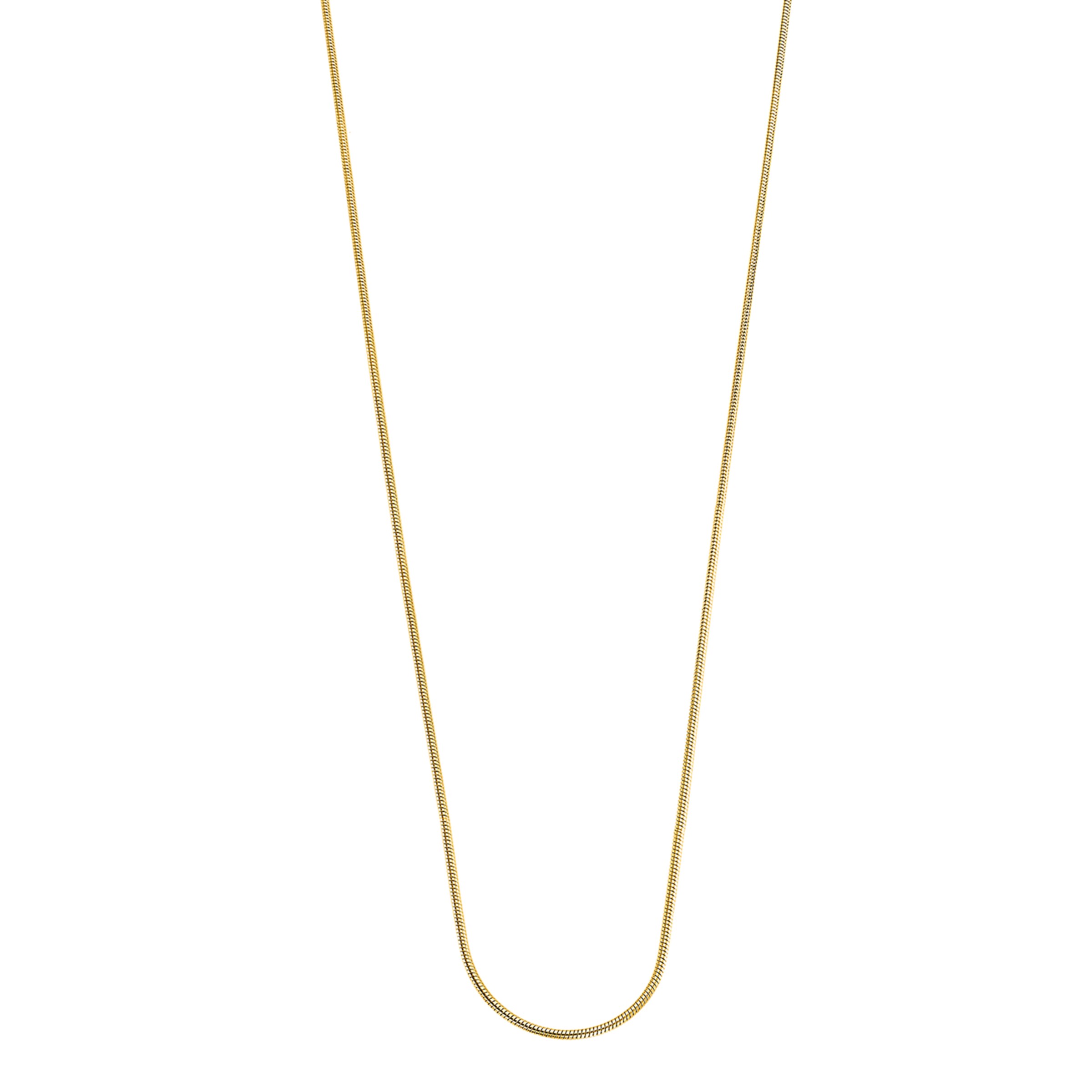 Lotus Kette in Gold: Vorderseite