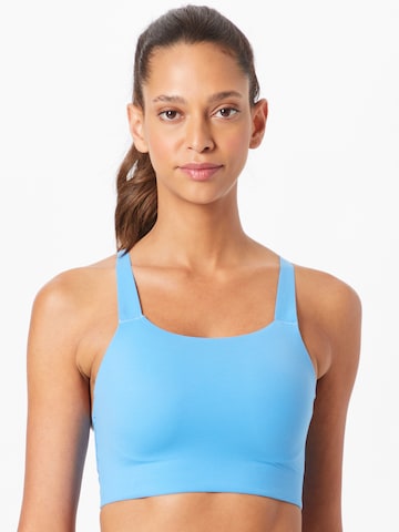 NIKE Regular Sports Bra in Blue: front