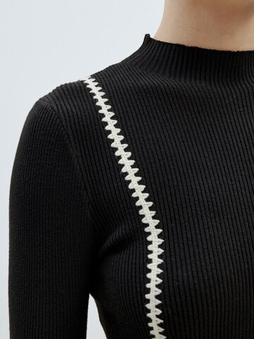 Rochie tricotat 'Malu' de la EDITED pe negru