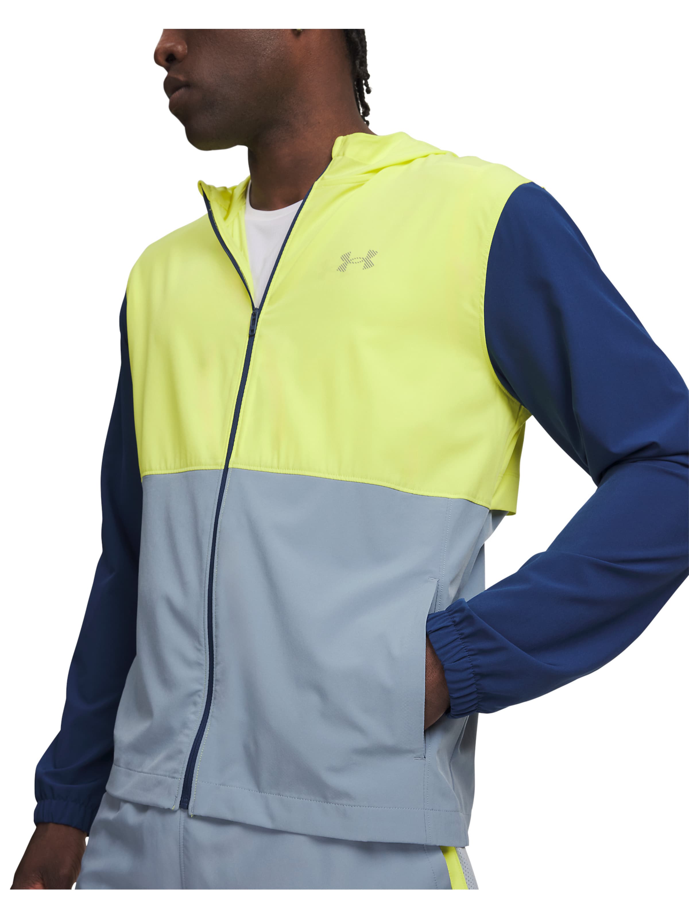 UNDER ARMOUR Sportjas 'Velociti' in Blauw