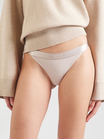 BOSS String 'BEA' in Beige: voorkant