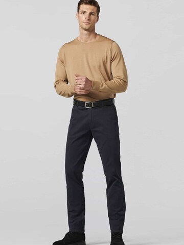 MEYER Regular Chino trousers 'Oslo' in Blue