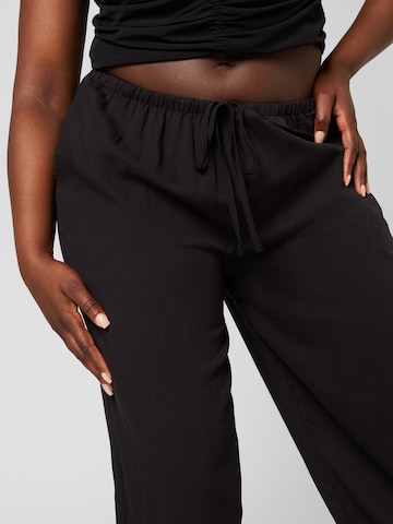 A LOT LESS Wide leg Trousers 'Taira' in Black