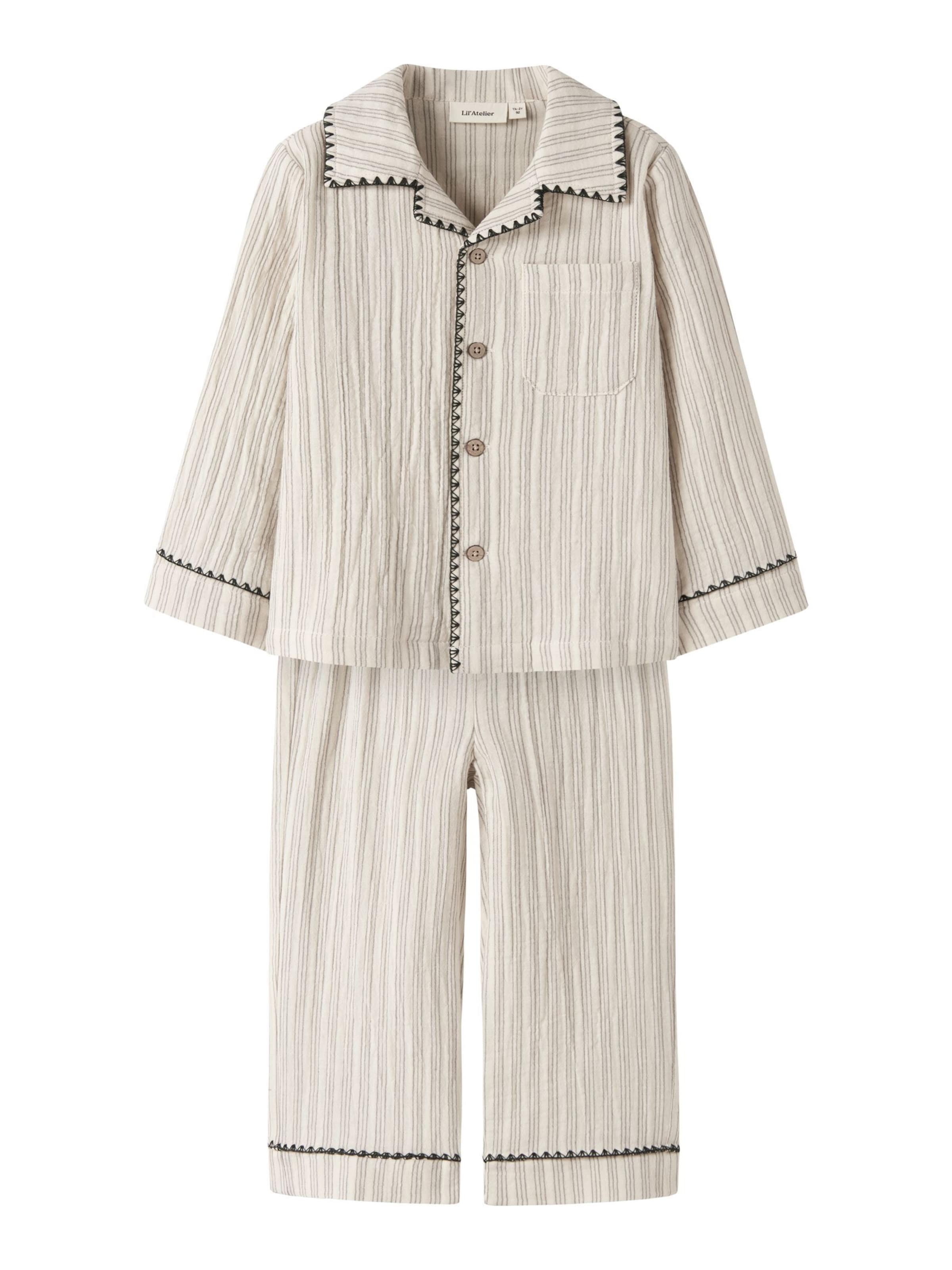 Lil'Atelier - Pijama en beige: frente