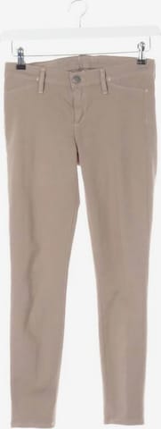 Goldsign Pants in XS in Brown: front