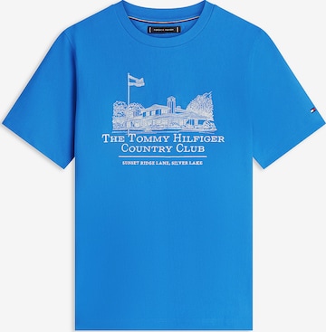 T-Shirt TOMMY HILFIGER en bleu : devant