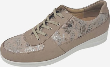 Finn Comfort Sportlicher Schnürschuh in Beige: predná strana