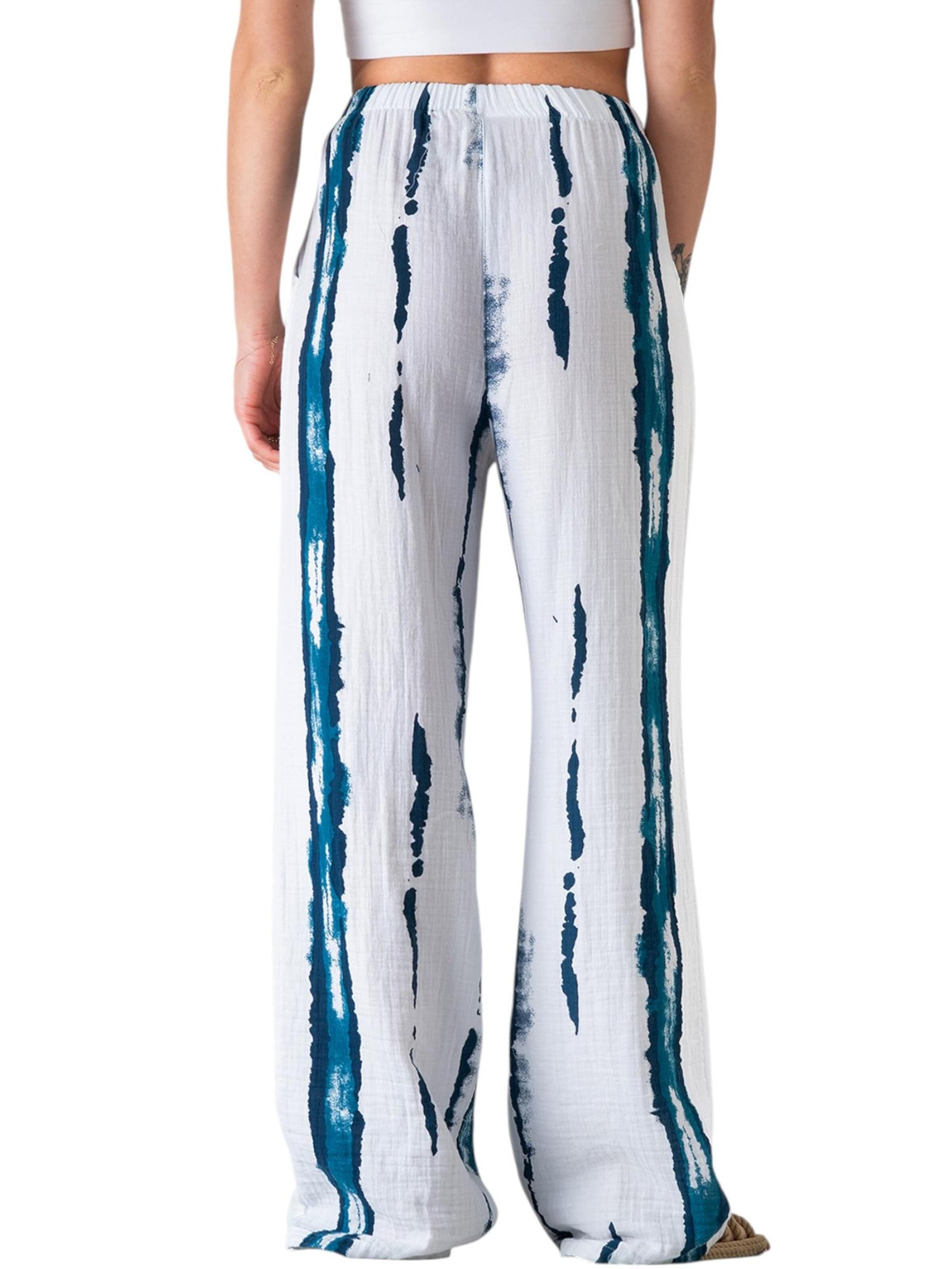 WENOR Wide Leg Hose 'Taima'‌‌‌‌ in Grün