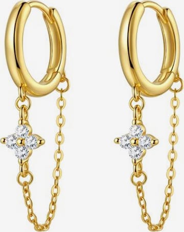 Hey Happiness Oorbellen 'Twinkle Blossom' in Goud: voorkant