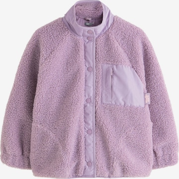 Next Fleecetakki värissä lila: etupuoli