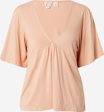 ROXY Shirt 'JUST AN ILLUSIO' in Bruin: voorkant