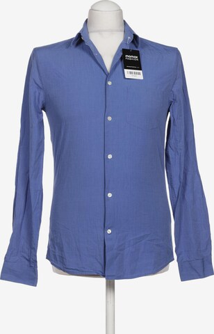 H&M Button Up Shirt in XS in Blue: front