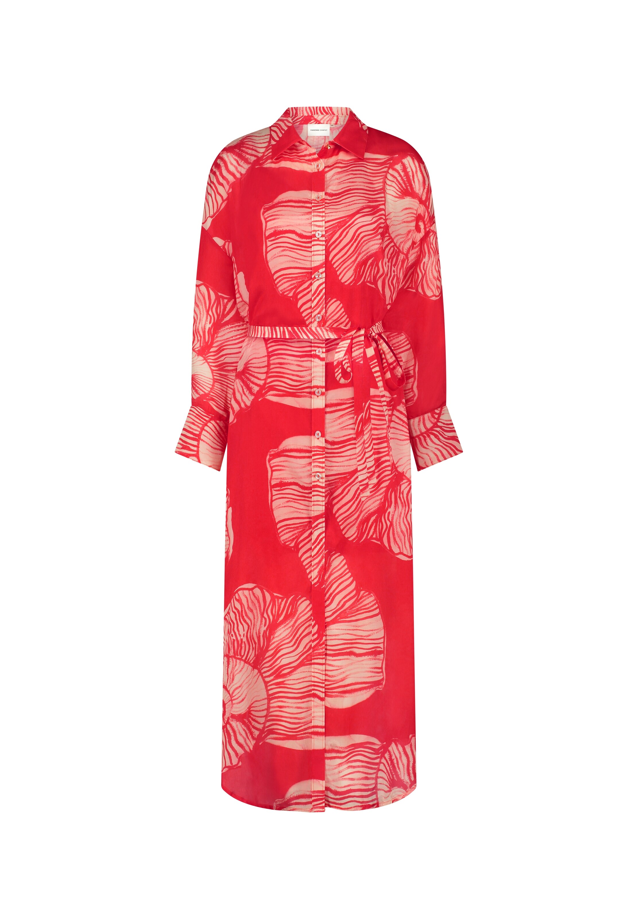 Fabienne Chapot Kleid in Rot: Vorderseite