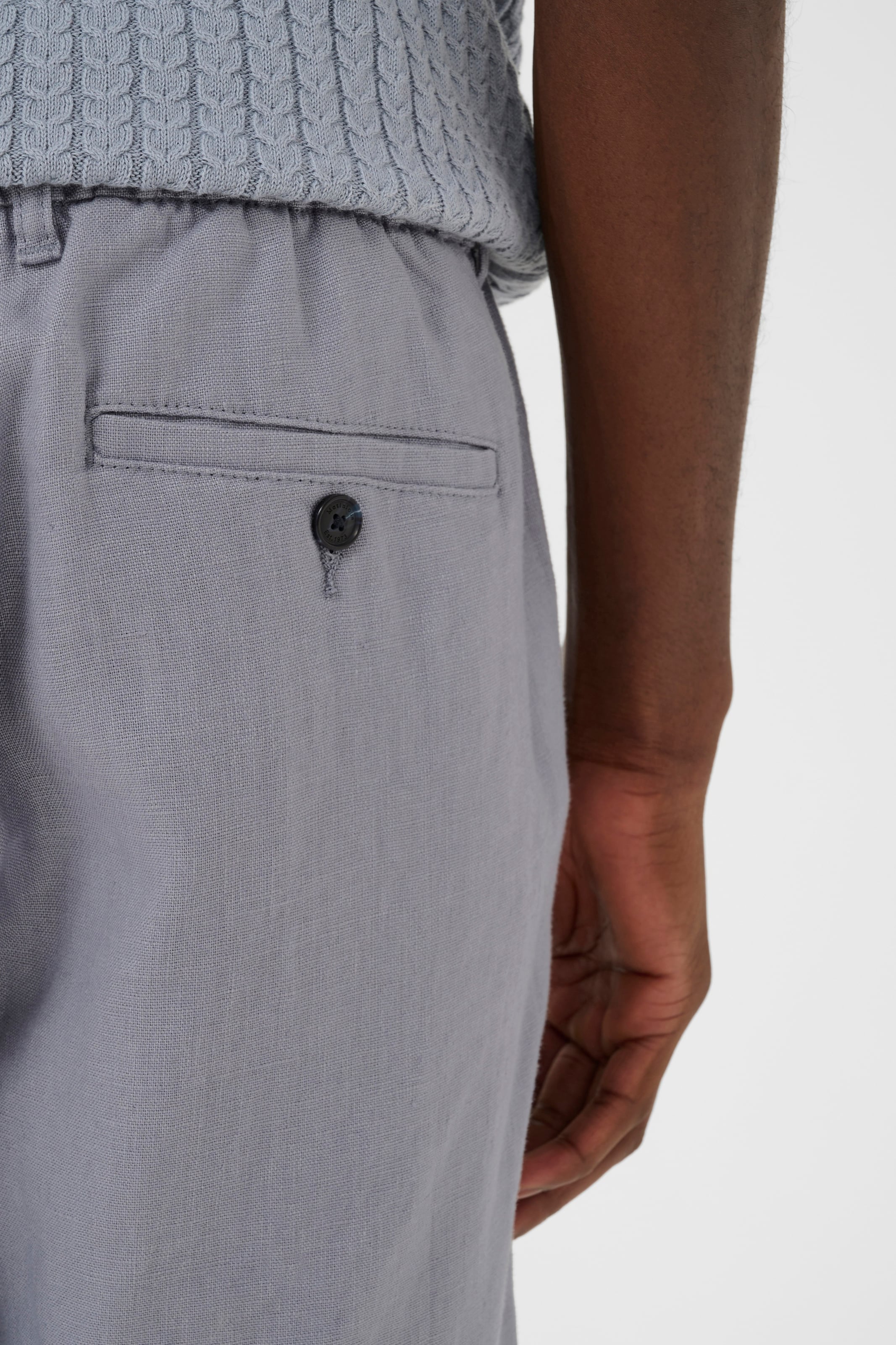 Regular Pantalon chino 'Harlow' Matinique en gris