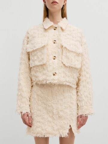 EDITED Between-season jacket 'Eija' in White: front