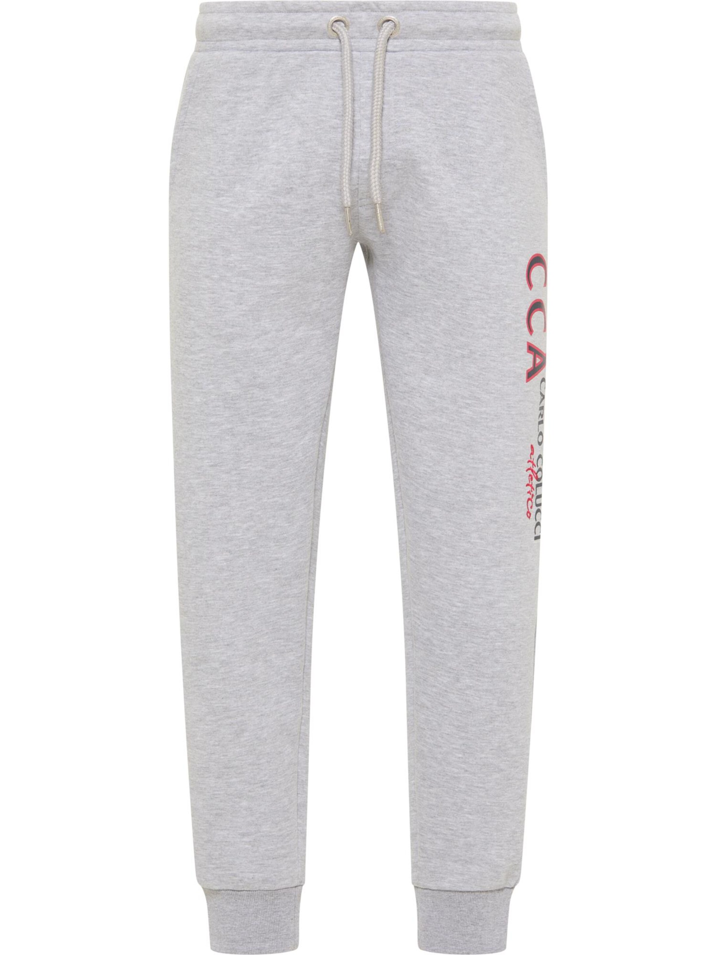 Carlo Colucci Tapered Trousers 'D'Amato' in Grey: front