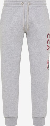 Carlo Colucci Tapered Pants 'D'Amato' in Grey: front