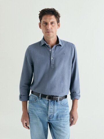Scalpers Regular Fit Polera Se Colors Shirt ' ' in Grau