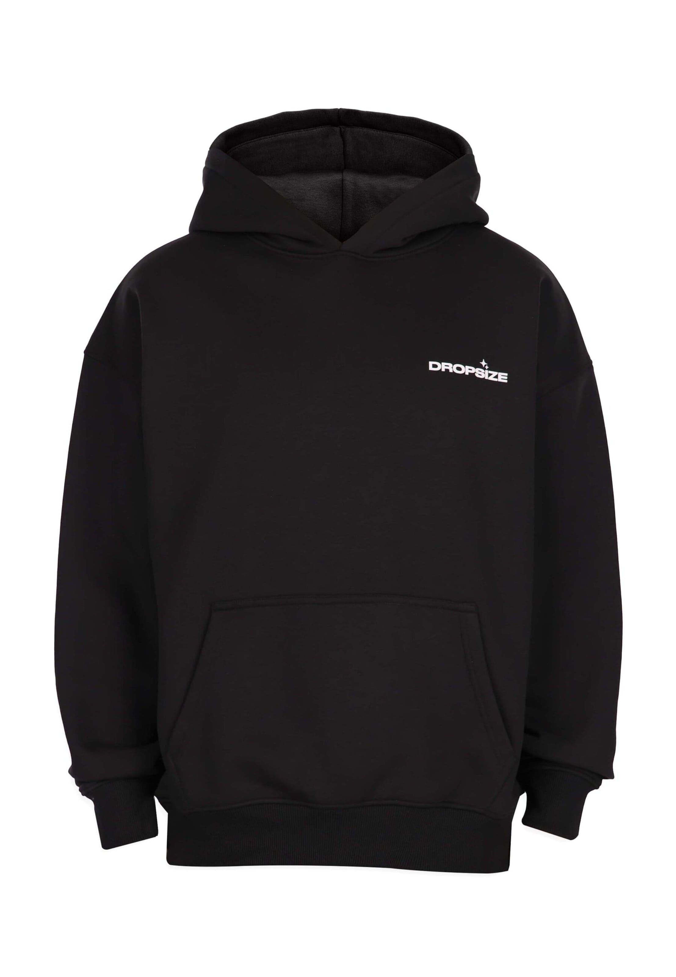 Dropsize Sweatshirt 'Rise Up' in Black: front