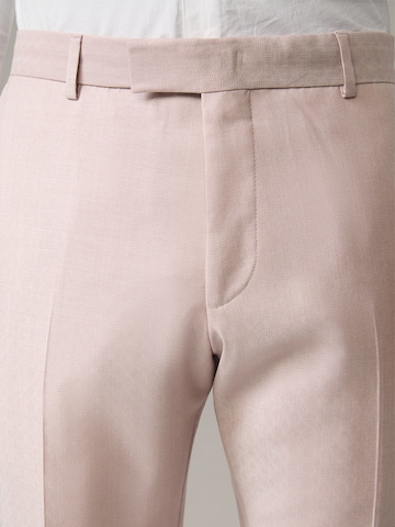 Coupe slim Pantalon à plis STRELLSON en rose
