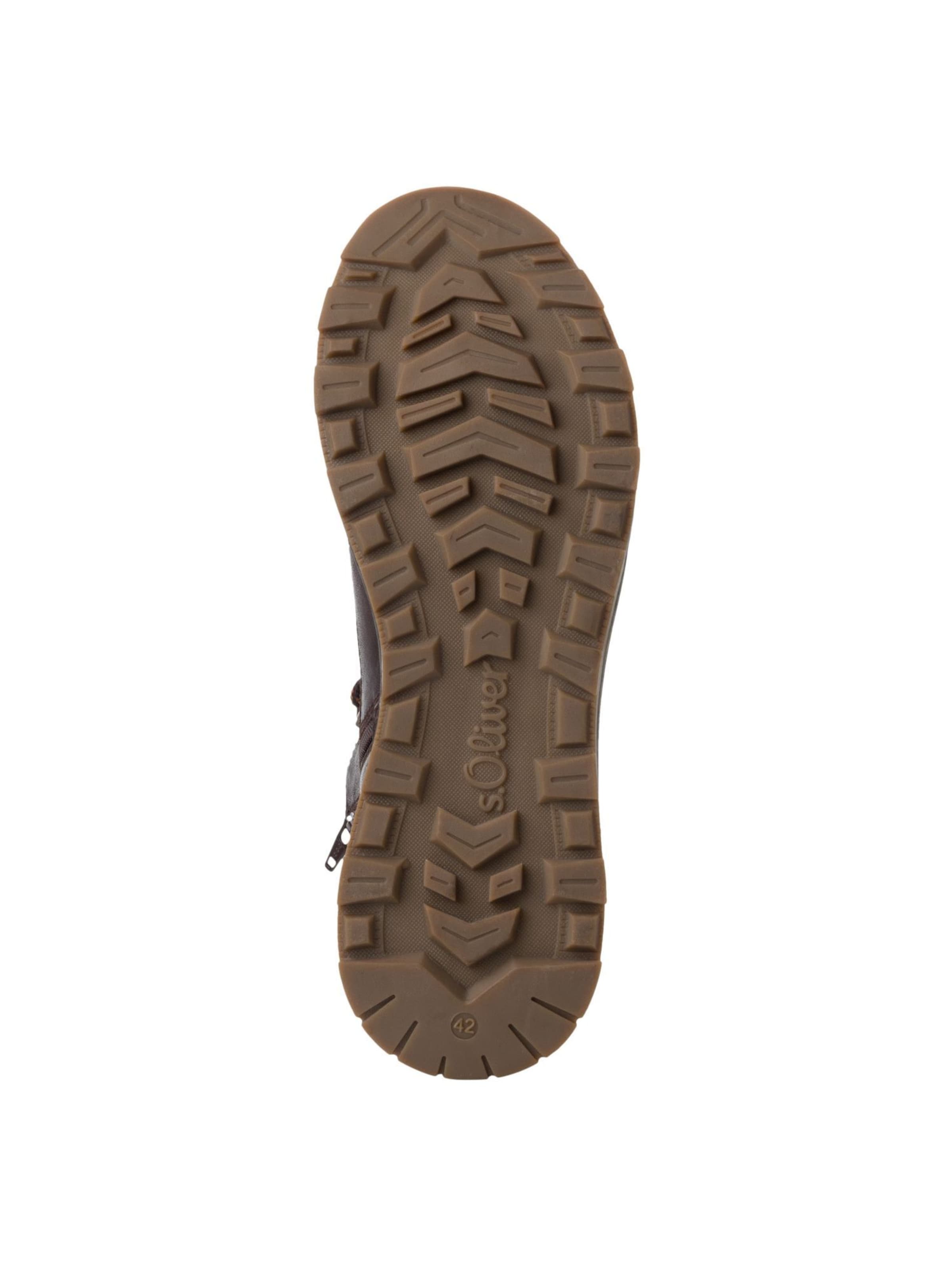 s.Oliver Lace-up boot in Brown