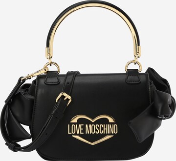 Borsa a mano 'BOWIE' di Love Moschino in nero: frontale