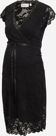 Robe 'IVANE' MAMALICIOUS en noir : devant