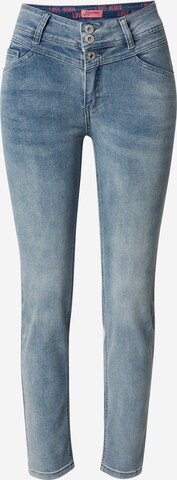 ZABAIONE Slimfit Jeans 'Yv44ette' in Blauw: voorkant