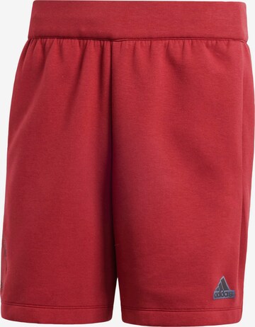 ADIDAS PERFORMANCE Regular Sportbroek 'Belgium' in Rood: voorkant