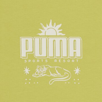 Haut 'Palm Resort' PUMA en vert