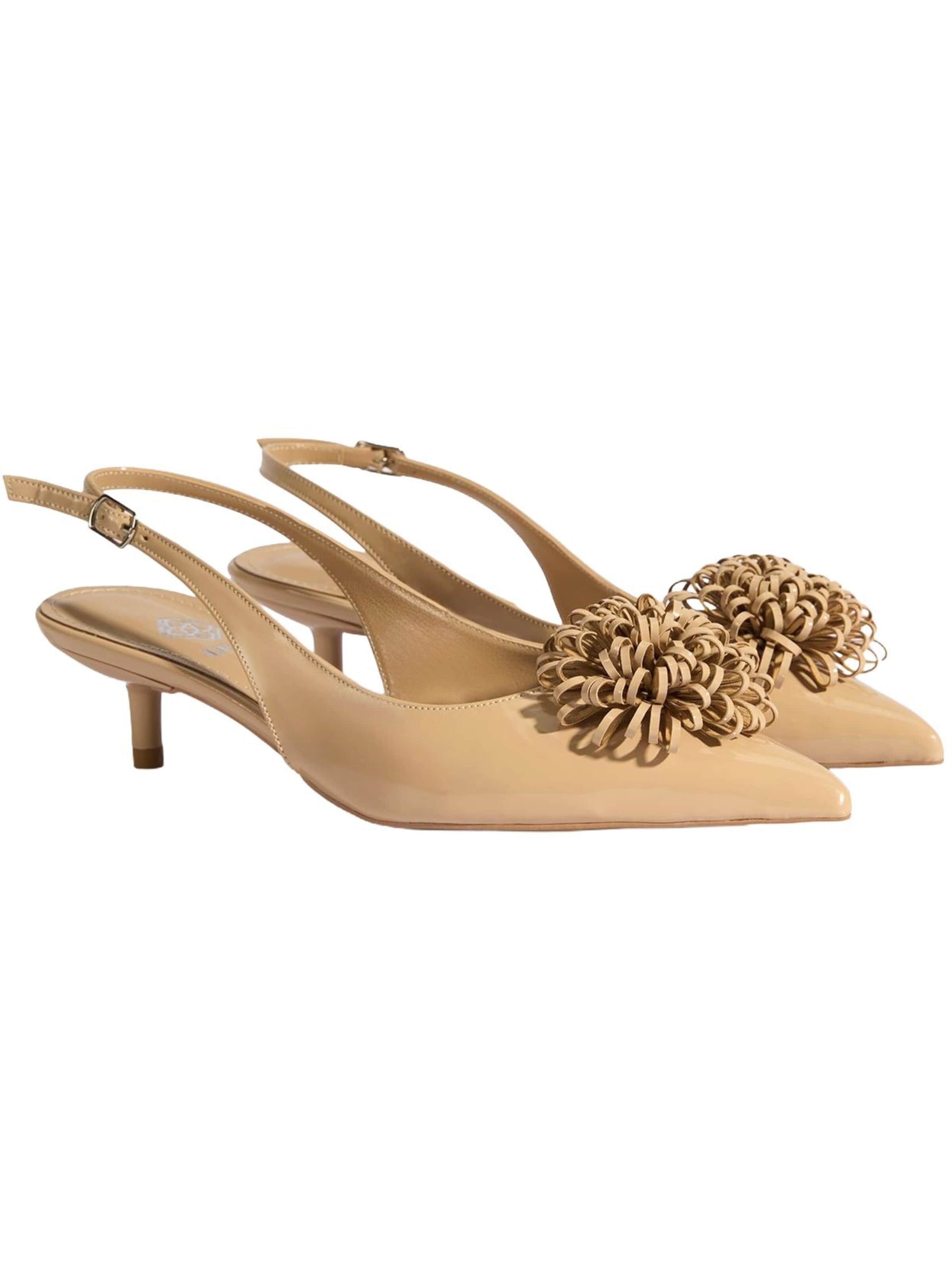 Desa Slingback Pumps 'High Heels' in Beige: front