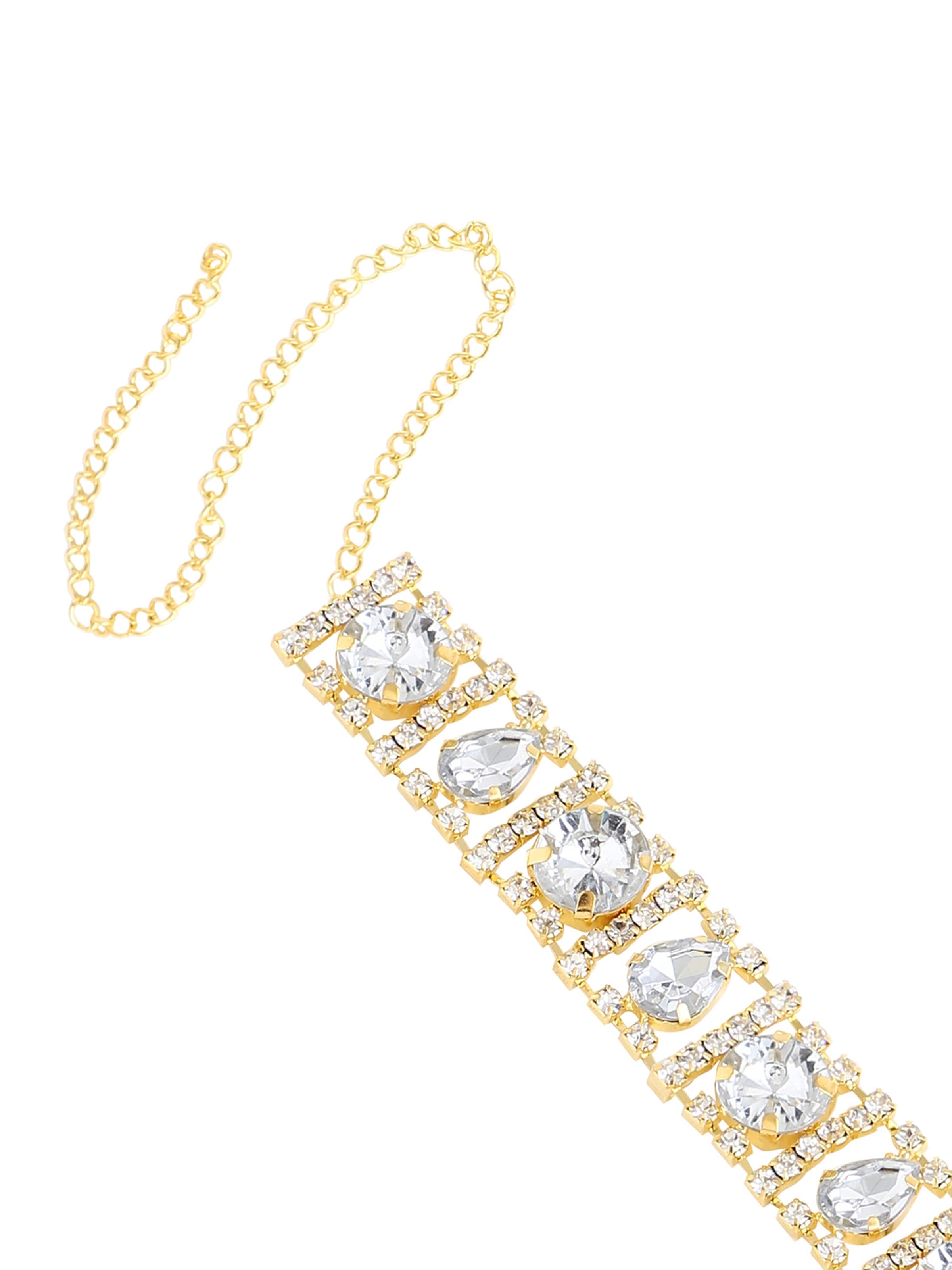 SOHI Łańcuszek ' Madisyn ' w kolorze złoty