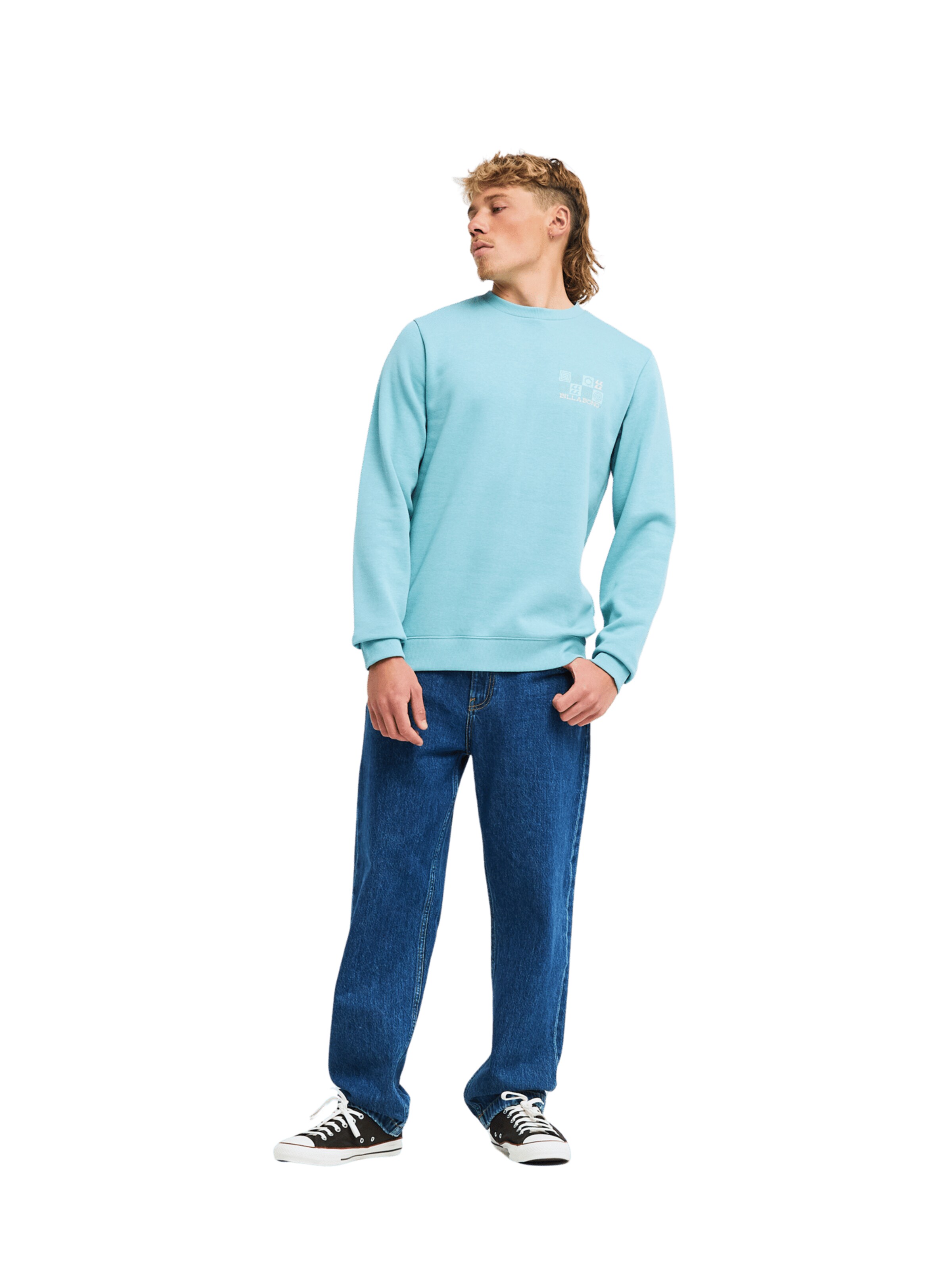 BILLABONG Sweatshirt 'Foundation' in Blue