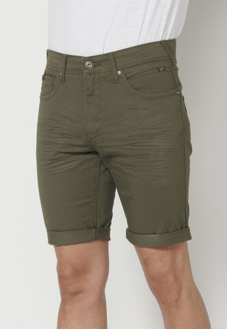 KOROSHI Regular Jeans in Groen