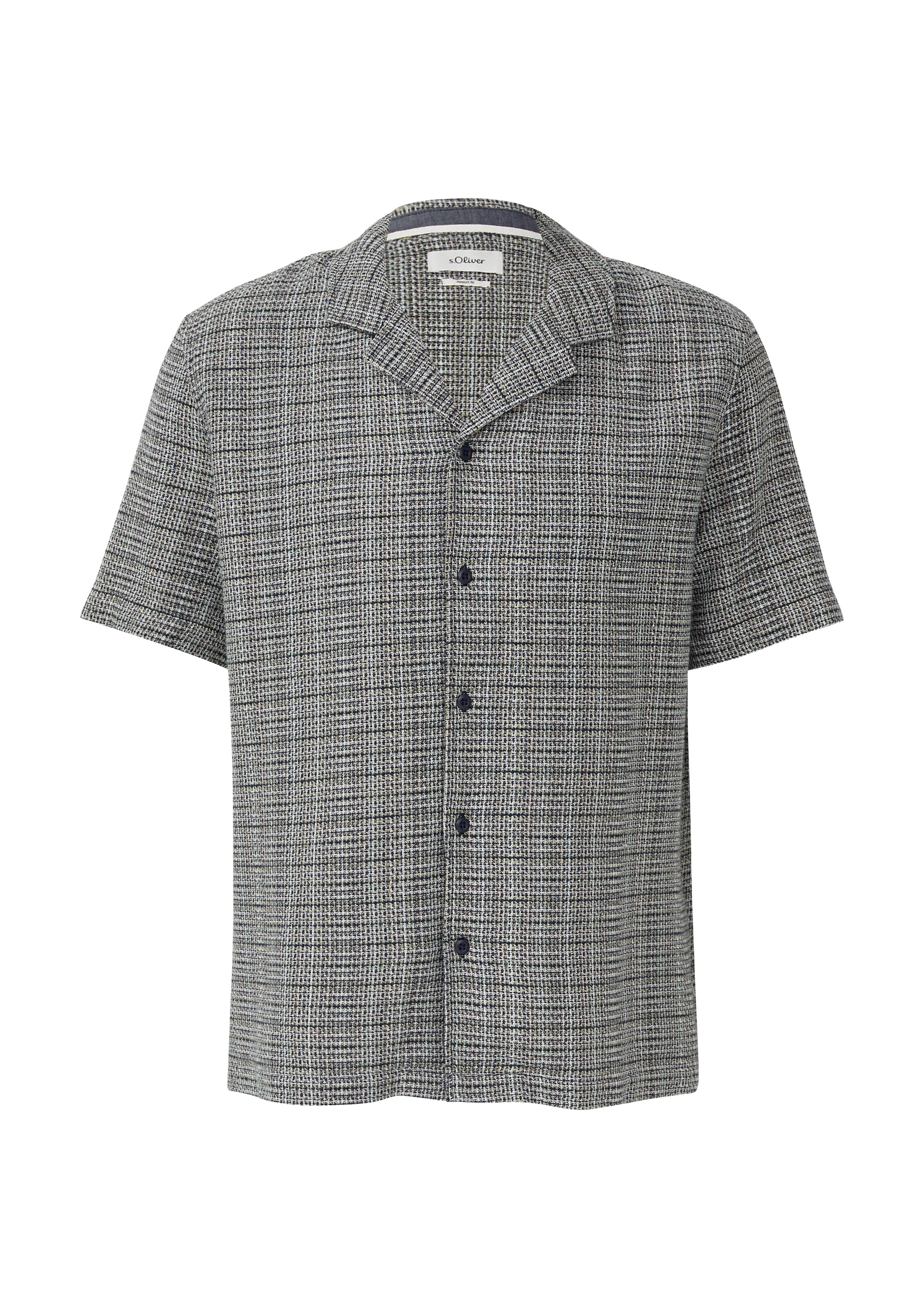 s.Oliver Hemd in Blau: Vorderseite