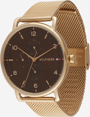 TOMMY HILFIGER Analoog horloge in Goud: voorkant