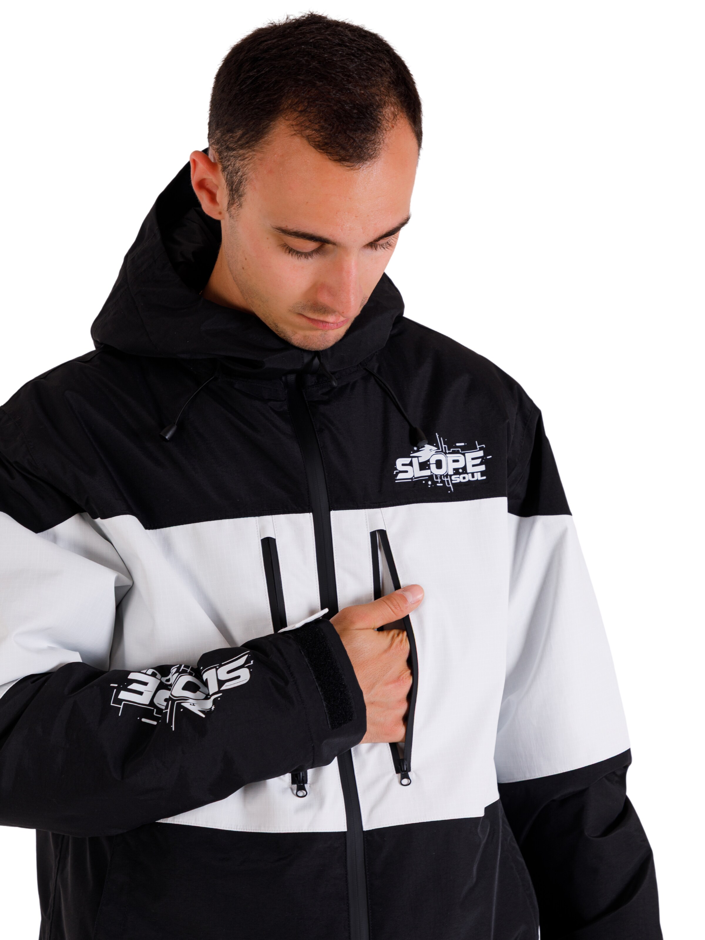 Giacca invernale 'Axis Ski & Snowboard Jacket' di Slope Soul in nero