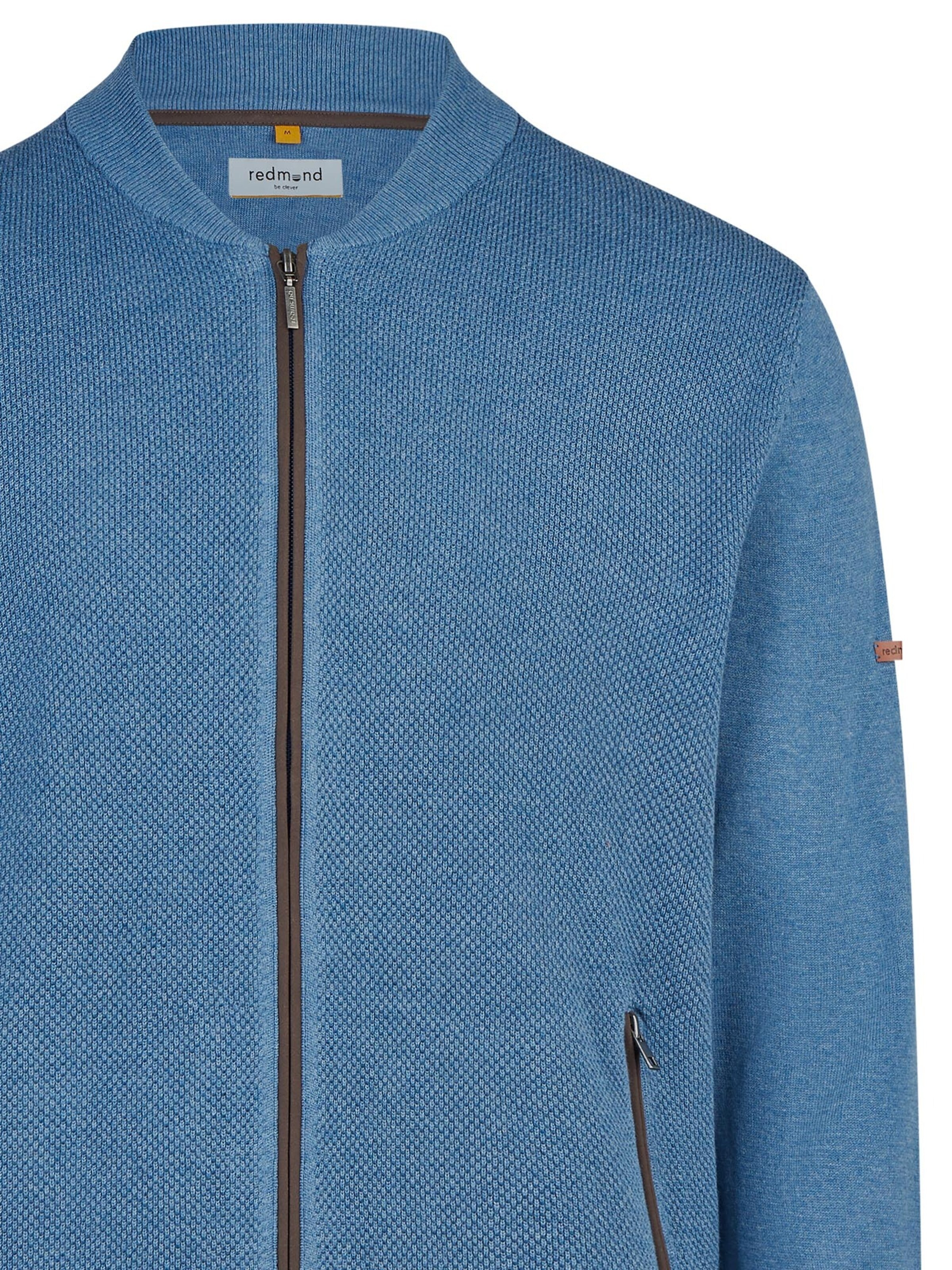 redmond Knit Cardigan 'Basic' in Blue