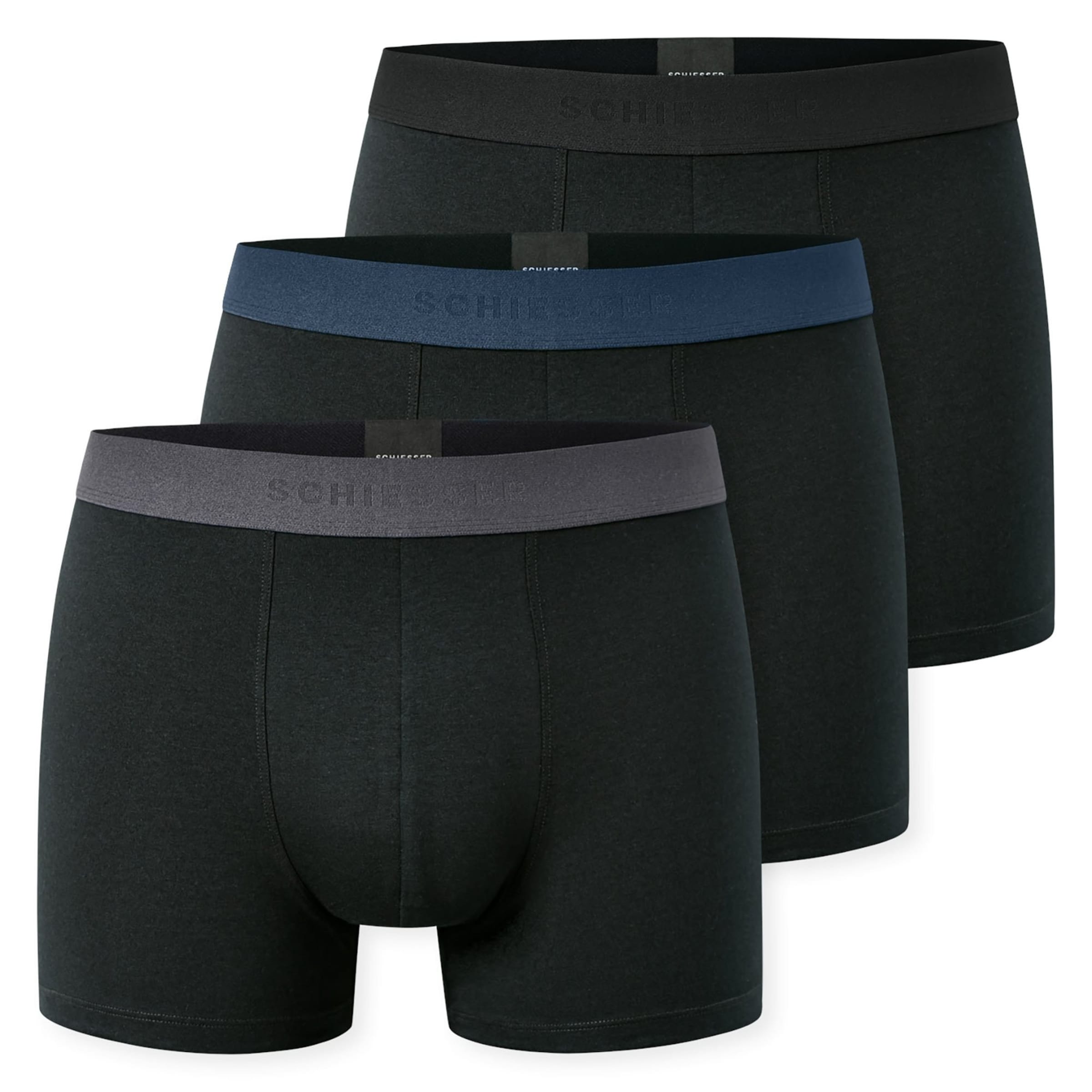 SCHIESSER Boksershorts i sort: forside