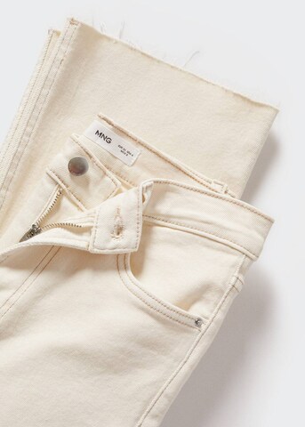 Bootcut Jeans 'Sienna' de la MANGO pe alb