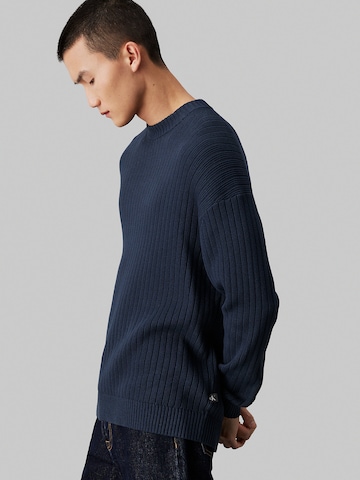 Calvin Klein Jeans Pullover in Blau