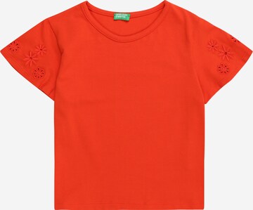 UNITED COLORS OF BENETTON T-shirt i röd: framsida