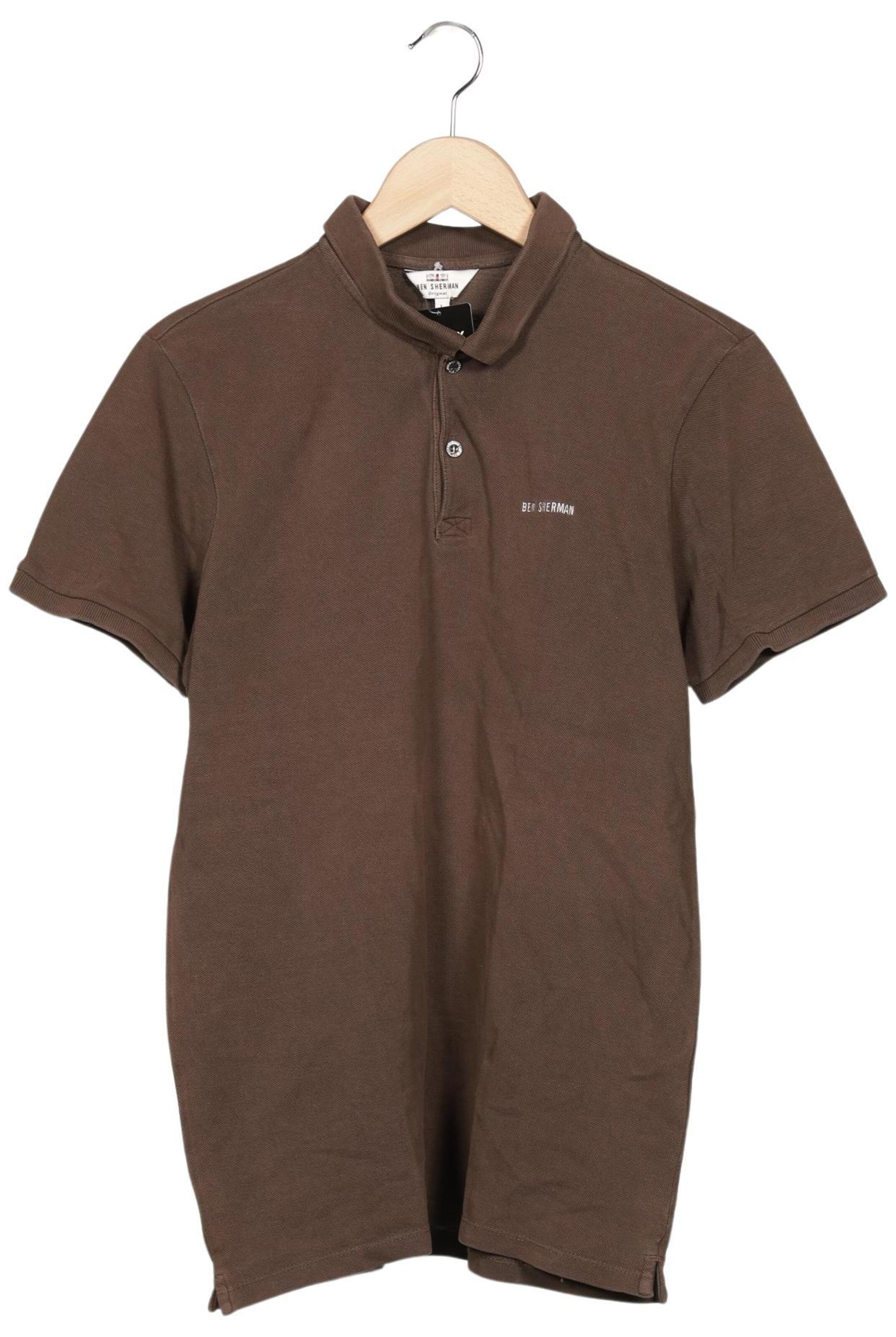 Ben Sherman Poloshirt L in Braun: Vorderseite